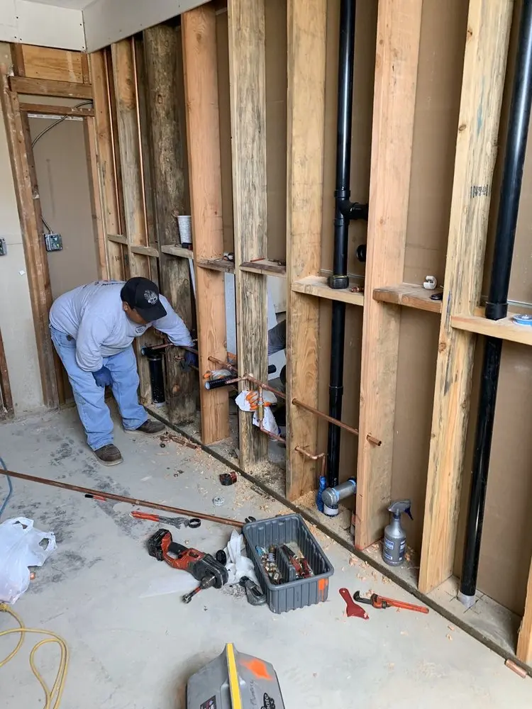 Commercial rough-in plumbing for Gas Line Repair in Redmond
